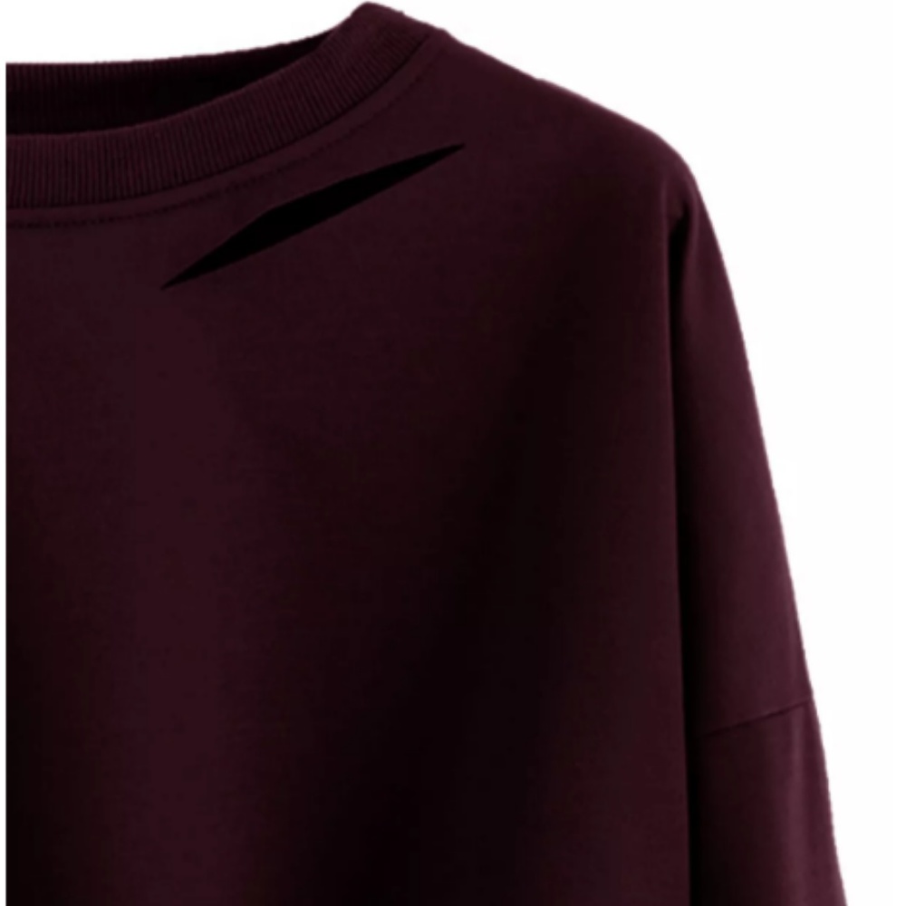 HOST PICK** CUT OUT SWEATSHIRT - Picture 7 of 7